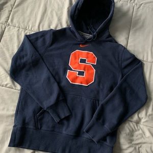 Nike Syracuse Hoodie Orange and Navy Size Large